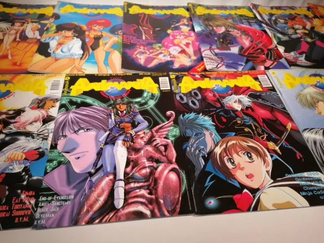 13x Animania Magazin 27-39 Hefte Sammlung Posten Anime Manga Konvolut Retro 90er 3