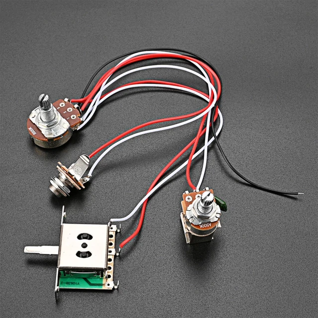 Toyvian 2sätze Potentiometer Gitarre Vorverdrahtet Produktbild-Vorschau 3