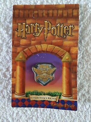 Harry Potter Arthur Price Metal Pin Badge Owl Postal Service 