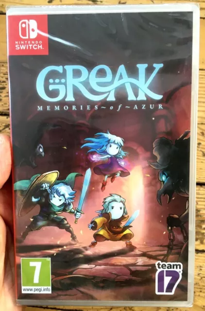 Greak Memories Of Azur Neuf Sous Blister Nintendo Switch Pal Fra New Sealed Neu