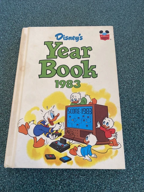 DISNEY’s YEARBOOK 1983 HARDCOVER DISNEYS WONDERFUL WORLD OF READING