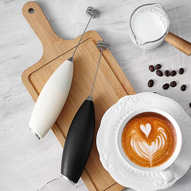 Portable Coffee Stirring Cappuccino Electric Milk Frother Kitchen Drink Bubb LEI