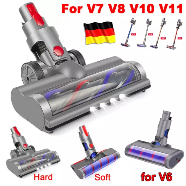 Für Dyson V6 V7/V8/V10V11 Elektrobürste Turbobürste Ersatz Bodendüse Bürstenkopf