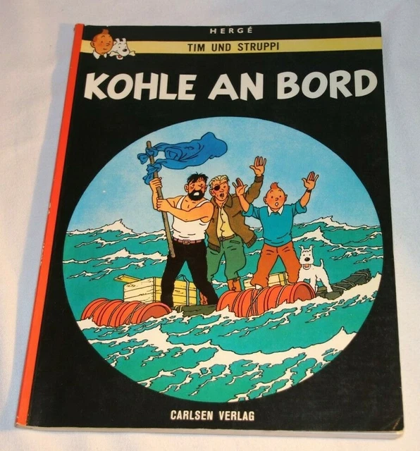 Tim und Struppi Kohle an Board Carlsen Comics 10 Auflage 1980 - TOP #919