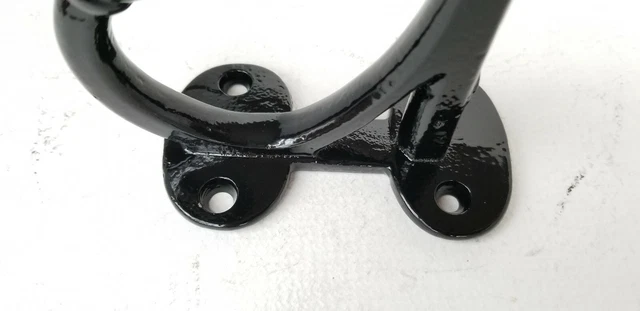 Vintage old rustic iron 6 1/2” Coat tack harness hook horse barn Farm Cabin 4