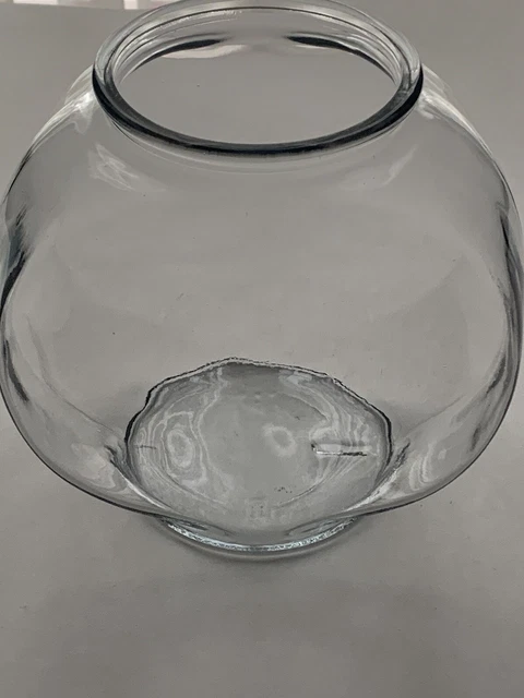 Anchor Hocking Drum Style Fish Bowl 1/2 Gallon Small Fish Centerpieces