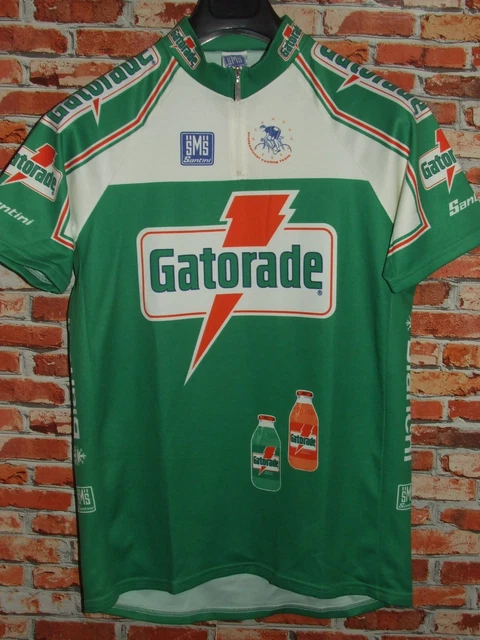 Gatorade Chateau d'Ax vintage 1992 jersey shirt cycling Santini