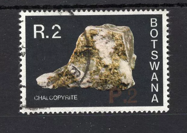 M4609 Bechuanaland/Botswana 1976 SG380 - New Currency. 2p on 2R Chalcopyrite.