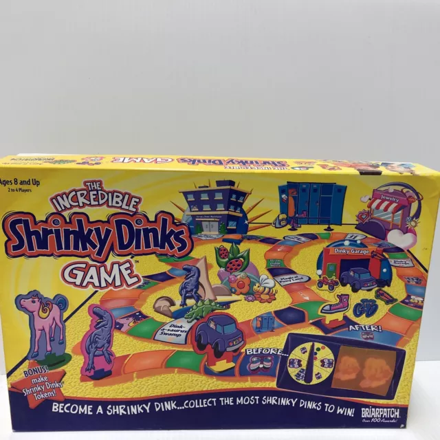 The Incredible Shrinky Dinks Game 2002 Includes 1 Shrinky Dink Plastic Sheet