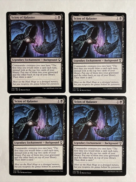 4 RAMPOLLI BALDUR'S Gate Mtg Of Halaster quasi nuovi/m Magic The ...