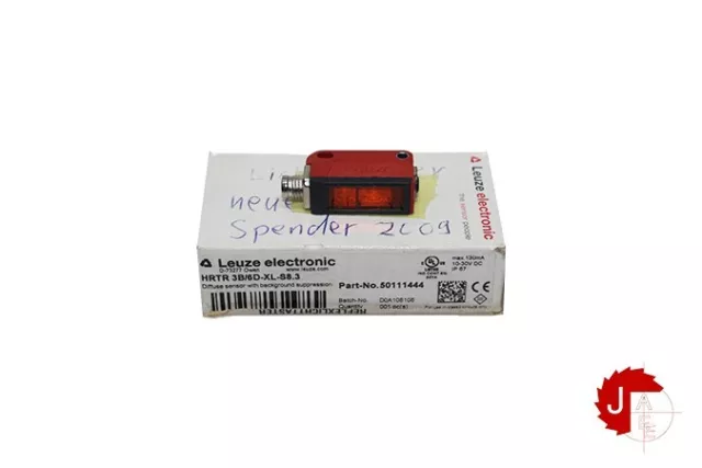 Leuze HRTR 3B/6D-XL-S8.3 Diffuse sensor /Leuze HRTR 3B/6D-XL-S8.3