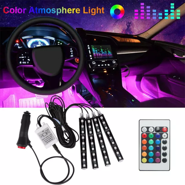 Waterproof RGB LED Under Car Tube Strip Underglow body Neon Lights Full Color P