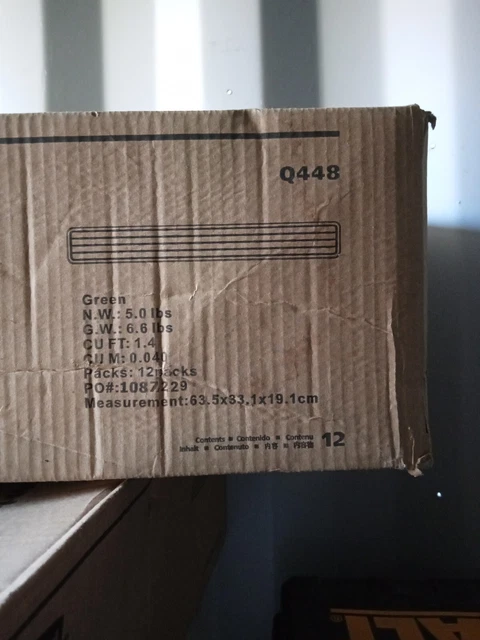 Rubbermaid Q448 Microfiber Dry Hall Pads 48" Long  Case of 12  S5811C