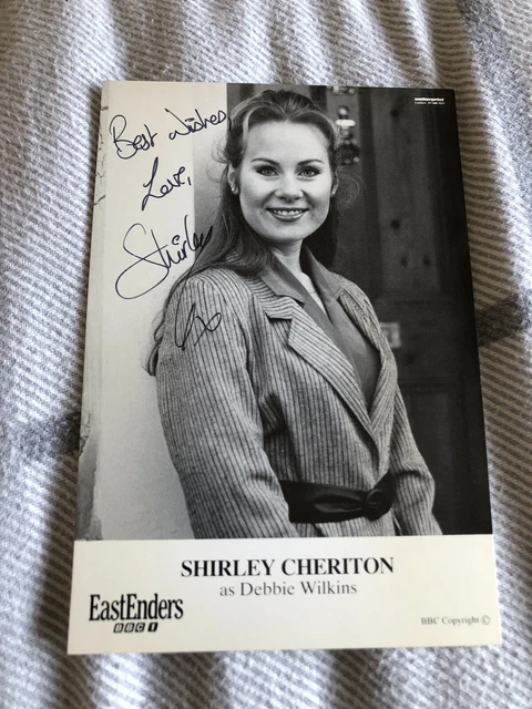 Shirley Cheriton (Eastenders) Vintage Hand Signed Bbc Cast Card- Undedicated