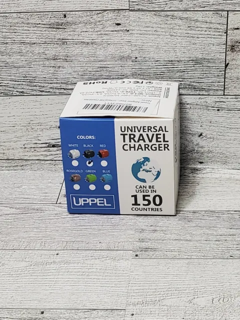 Universal EU US AU & UK All in One Travel Adapter Kit with Multi-port Charger