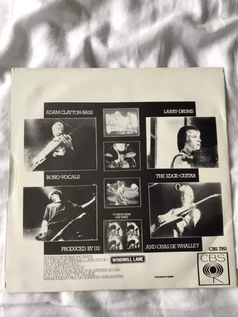 U2 Three Out Of Control Limited Ed Ireland Irish Cbs 7" Yellow Vinyl 1982 Rare 2