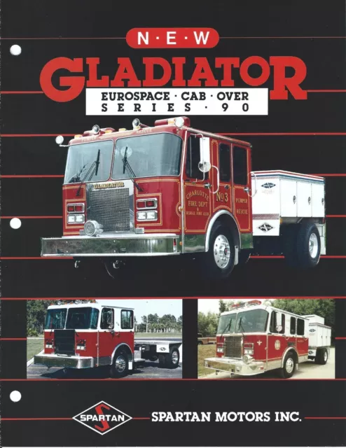 Fire Equipment Brochure - Spartan - Gladiator Eurospace Cab Over Ser 90 (DB248)