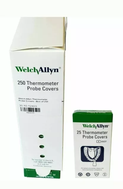 250 Welch Allyn 05031 Probe Covers  SureTemp  SEALED 2