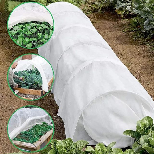 5m/10m Garden Fleece 30gsm 2m Wide Horticultural Frost Plants Protection Cover