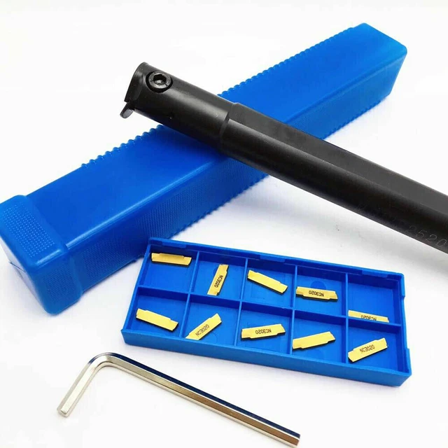 MGIVR2520-2.5 20mm CNC Internal Cut-Off Grooving Tool Holder + 10Pcs MGMN250-M
