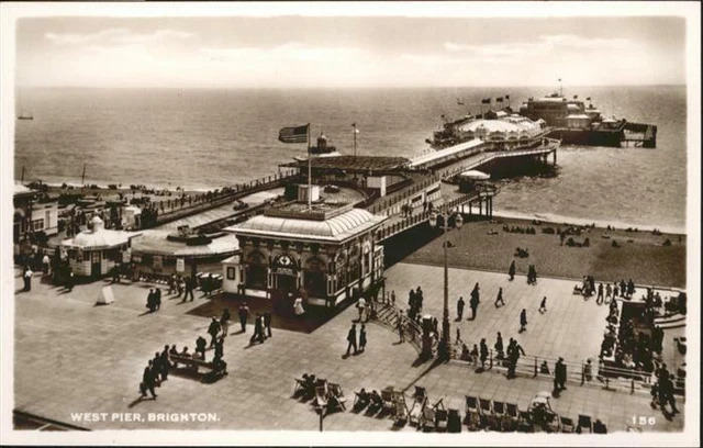 11004224 Brighton East Sussex West Pier Dampfer Brighton