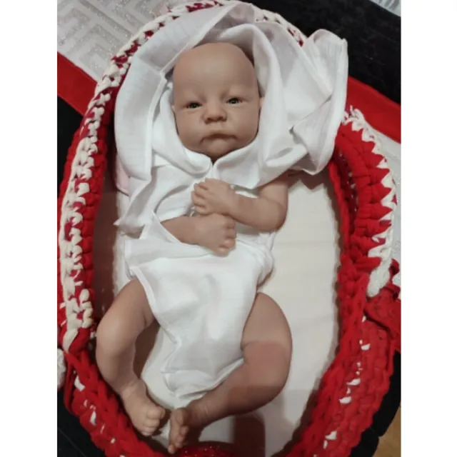 Reborn Doll Kits DIY Baby Dolls Unpainted Blank Newborn Doll Kits Silicone Vinyl 3