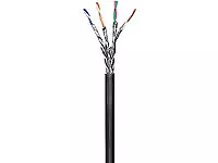 MicroConnect KAB028-100 S/FTP CAT6 Outdoor 100 m schwarz