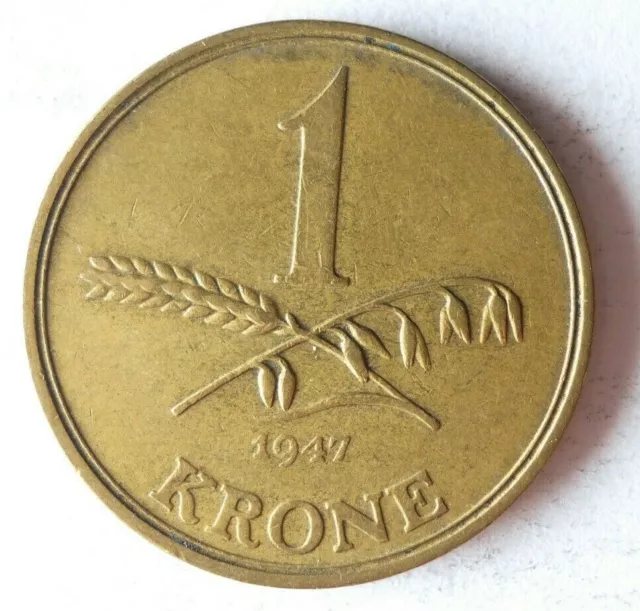 1947 Danimarca Krone - Eccellente Moneta Danimarca Bin B