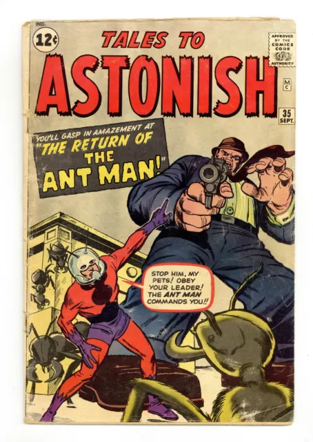 Tales to Astonish #35 GD 2.0 1962 1st app. Ant-Man in costume