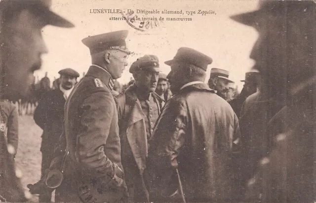 CPA - Lunéville - Un Dirigeable allemand -  Type Zeppelin