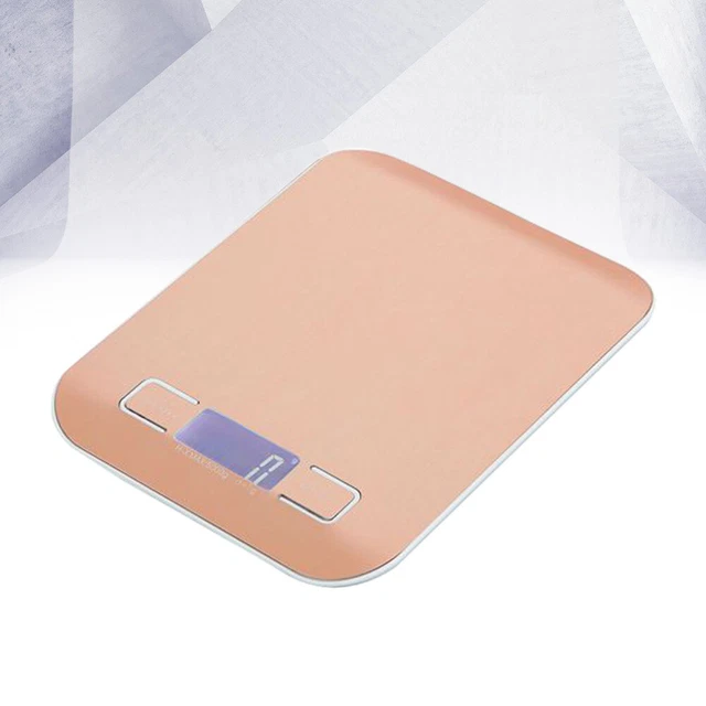 Escala de cocina de acero inoxidable 5 kg/1 g para hornear cocina uso alta precisión
