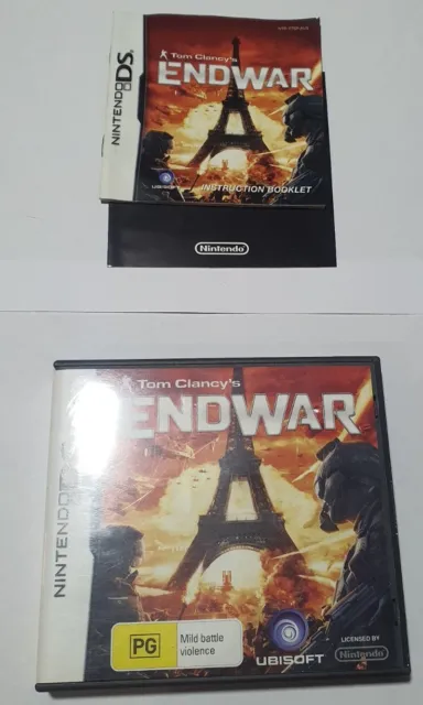 Tom Clancys End War - NINTENDO DS GAME - With Manual