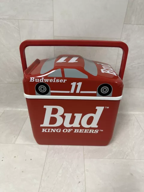 Vintage Budweiser Bodine Elliott Race Car Top Hard Cooler ''BRAND NEW''
