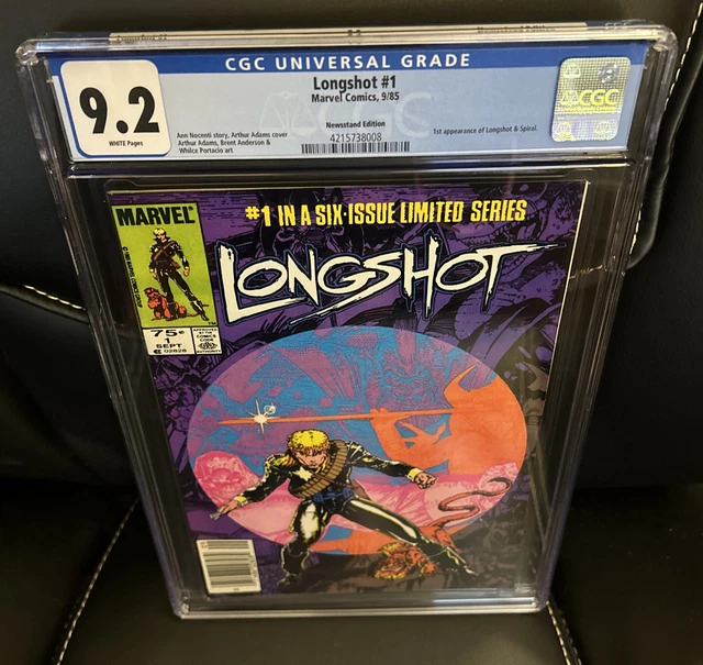 Longshot #1 1st App Longshot  (1985) CGC Newsstand and NEW SLAB!