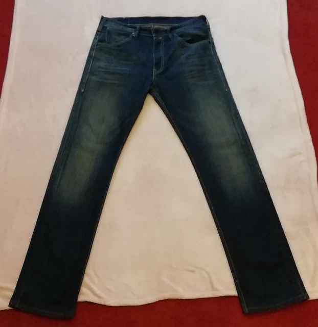 LEVI'S MEN'S 504 Jeans 33 Waist 34 Leg Mens Gents White Label 504S