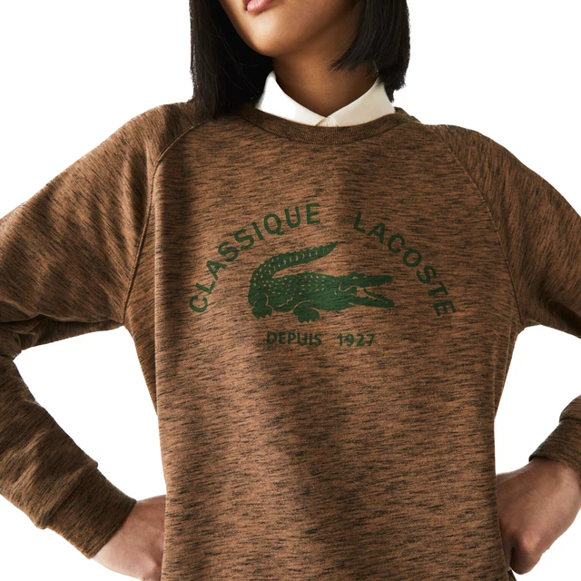 Pull sales lacoste marron