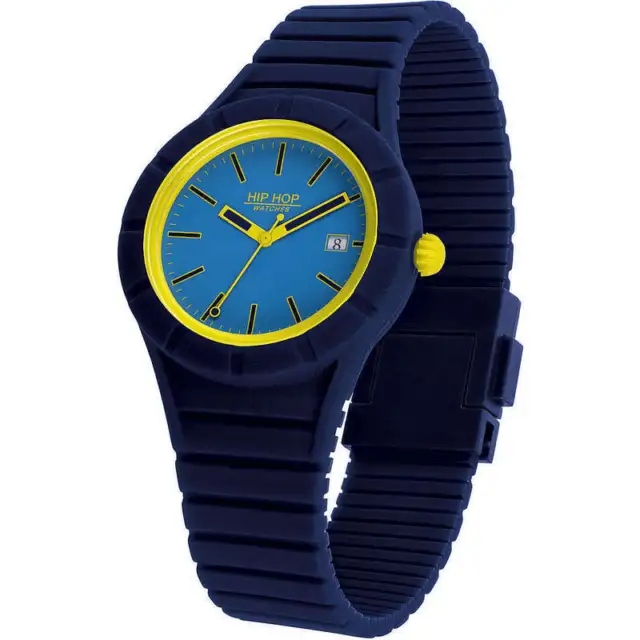 Orologio uomo Hip Hop X Man blu HWU1079 silicone