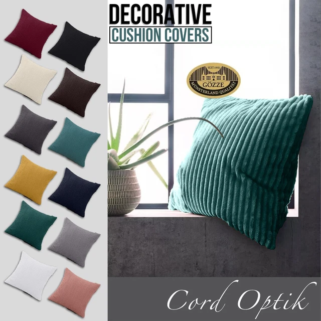 Jumbo cord sofa cushion covers clearance