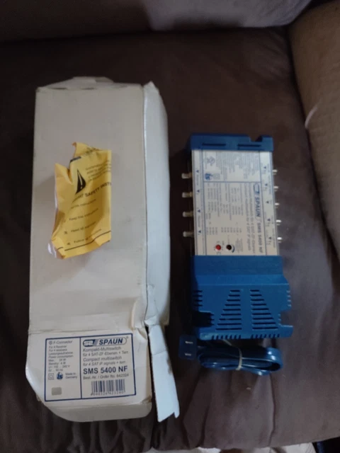 Spaun Sms 5400 Nf Compact Mutiswitch For 4 Sat If Signals 842324 New In Box