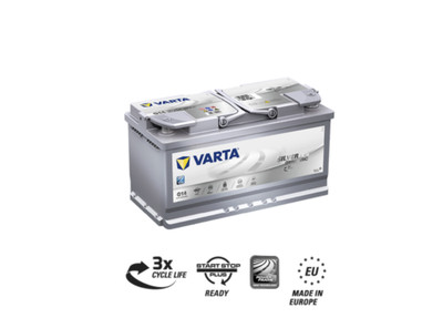 AGM BATTERIA VARTA SIL-DYN-AGM 12V 105Ah DIM.394x175x190 B13 H15 VARTA 