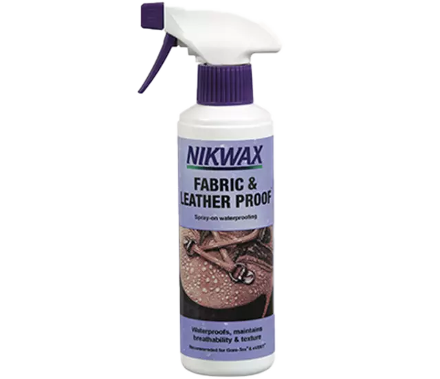 Nikwax Fabric & Leather Proof Spray-On Re Waterproofing 300ml