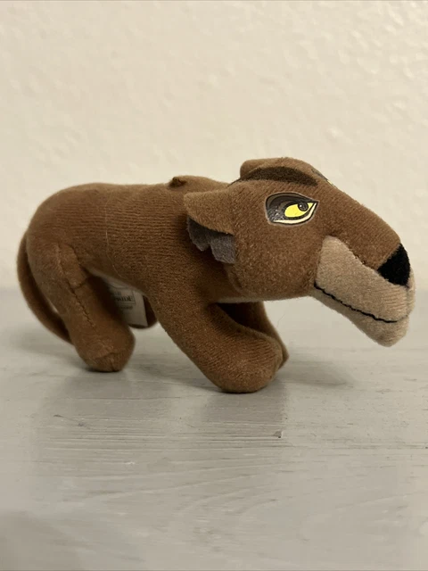 Zira The Lion King Ii Simba Pride 3”T- 5” W  Stuffed Plush Toy
