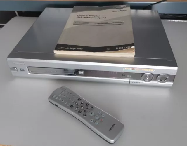 PHILIPS DVDR70 Enregistreur DVD avec télécommande notice Bon état Fonctionnel