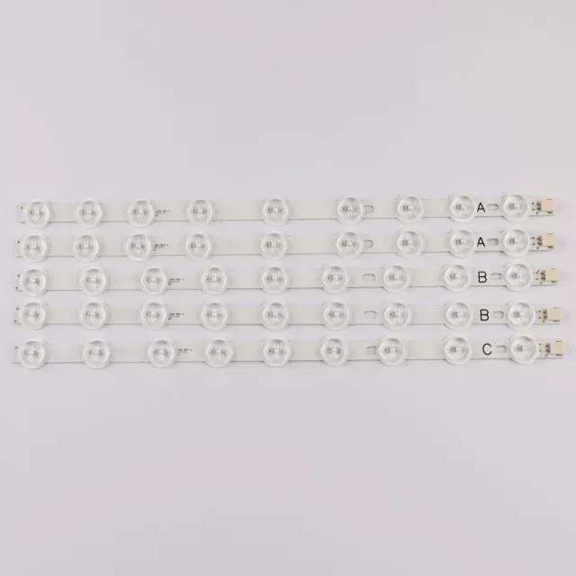 5stk LED-Streifen für Toshiba 40L1333DB 40L3453DB ES390UNDC-01 VES400UNDS-02 03