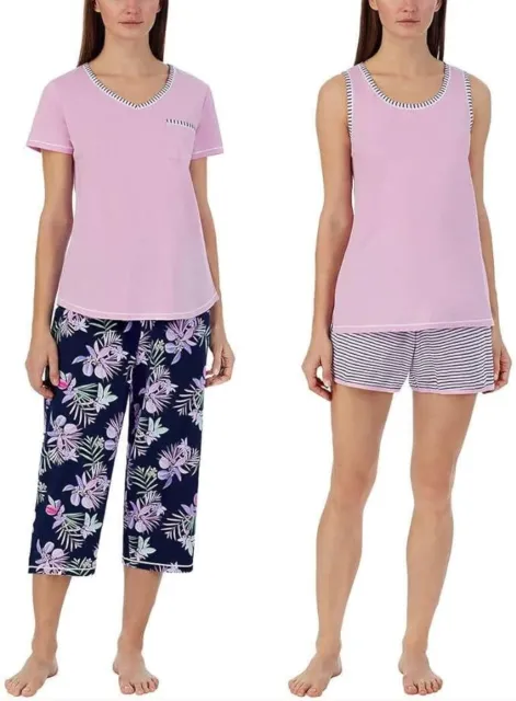 NWT Carole Hochman Womens 4 Piece Super Soft Jersey Pajama Set 2XL $55 H405