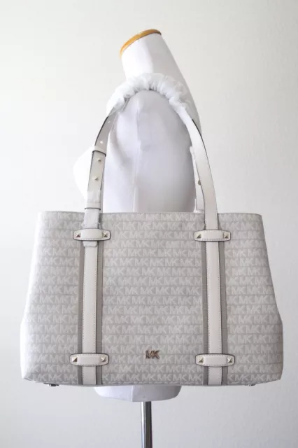Griffin large logo jacquard shoulder on sale bag