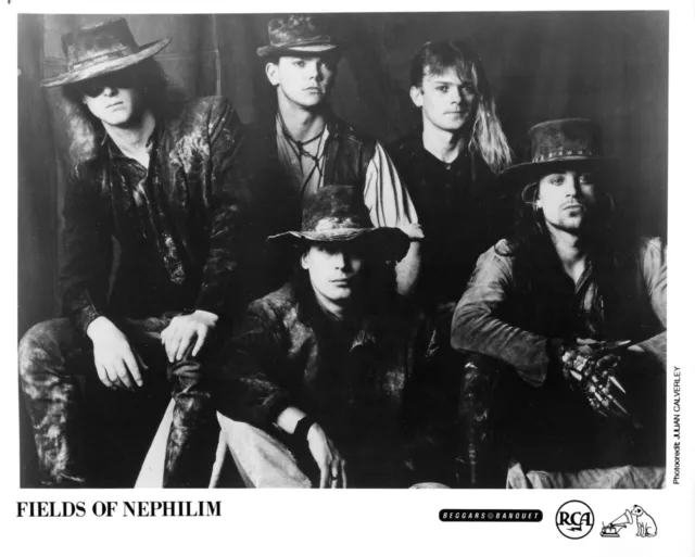 Vintage Press Photograph - FIELDS OF NEPHILIM - RCA Records