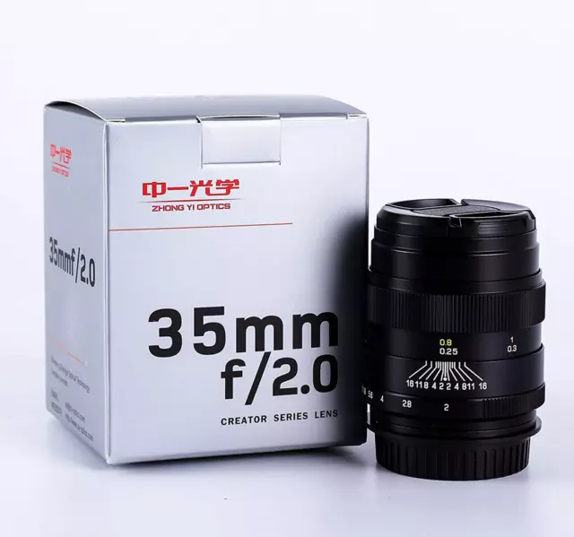 Mitakon Zhongyi Creator 35mm f/2 Lens for Nikon F D4S D750 D810A D610 Df D7200