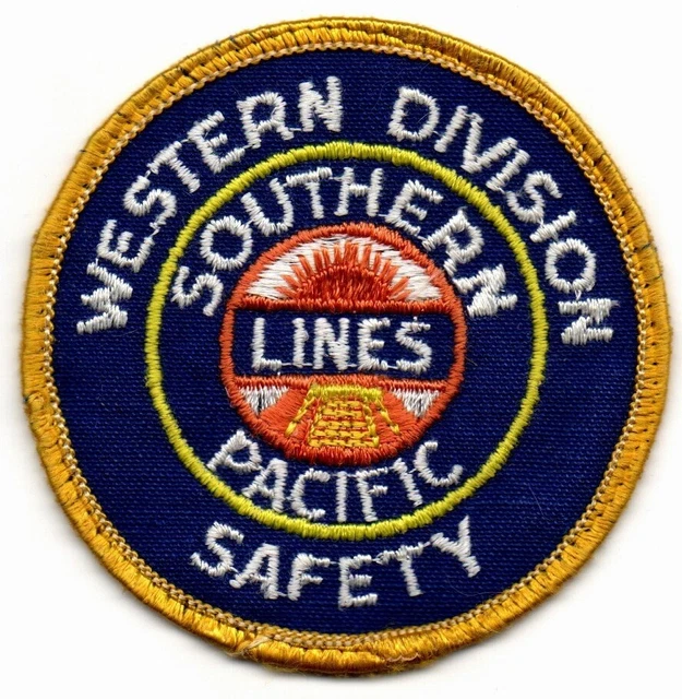 Vintage Southern Pacific Lines Western Division Railroad Patch 1970-1980