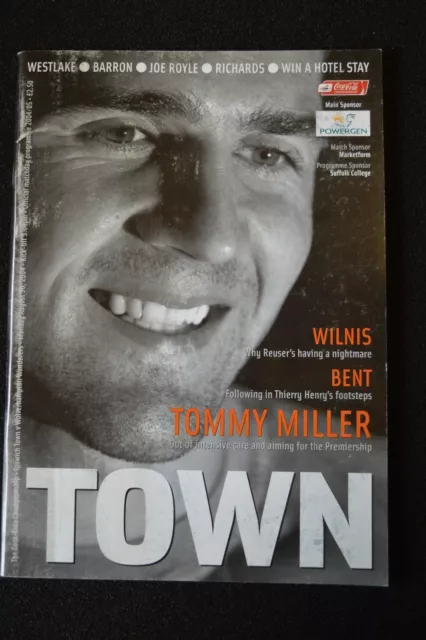 Ipswich Vs Wolverhampton Wanderers Aug 30th 2004 Program (P54)